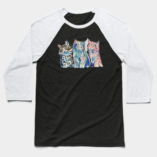 Colorful kittens. Kitten Baseball T-Shirt
